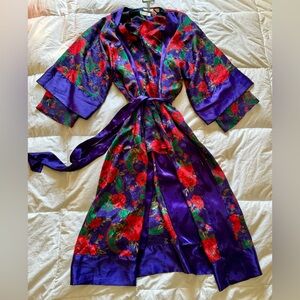 Vintage Gold Label VICTORIA’S SECRET 
3-Piece Kimono & Pajama Set Size M